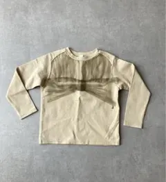 ワッフリッシュワッフル　チュールリボン長袖Tシャツ　Sのサムネイル