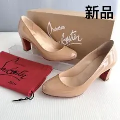 クリスチャンルブタン　定番　ハイヒール　パンプス　靴　新品　パテント　34