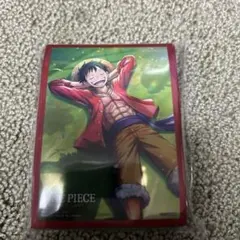 ワンピースカード　ルフィ　スリーブ　未使用未開封