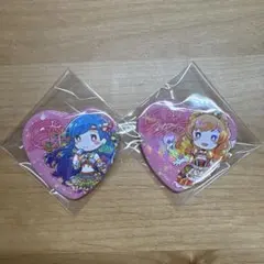 アイカツ メモリアルステージ 輝きのユニットカップ 缶バッジ 藤原