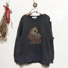 GLOBAL WORK トムとジェリー スウェット トレーナー　120cmのサムネイル