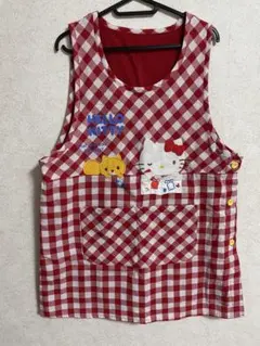 サンリオ　キティ　エプロン　保育　保育士　幼稚園　保育士エプロン