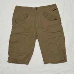 Y2K EDWIN エドウィン カーゴハーフパンツ カーキ ブラウン 古着のサムネイル
