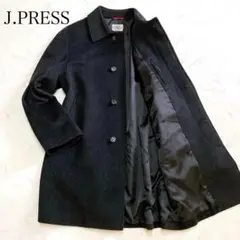 美品 ジェイプレス チェスターコート ウール カシミヤ オンワード樫山 L