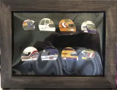 F1 ヘルメット ピンバッジ 8個セット