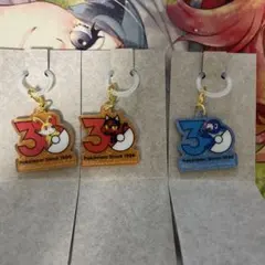 ポケモン 30周年 アクリルキーホルダー フォッコ•ニャビー•アシマリ3種セット