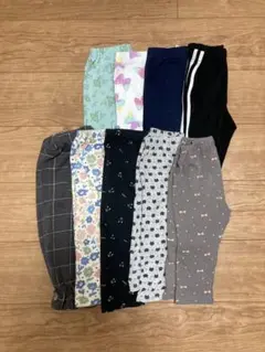 110cm 女の子 レギンス ボトムス 9点まとめ売り