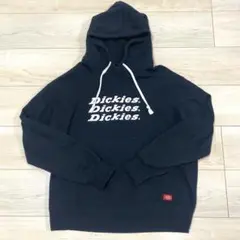 Dickies ブラック フード付きパーカー
