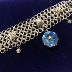 ❤️シルバー スワロフスキー風ストーン ブレスレット✨✨