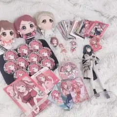 花海咲季 1stライブ 缶バッジ セット 学園アイドルマスター The 1st Period 公式φ75mmグリッター缶