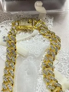 未使用　✨マイアミキューバンネックレス◆極太◆56cm/13mm GOLD