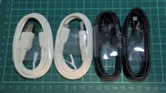 【まとめ売り】USBケーブルタイプBケーブル 4本セット