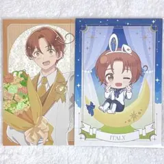 ヘタリア イタリア 20th アモクレープ AMO コラボカフェ ポスカ 特典