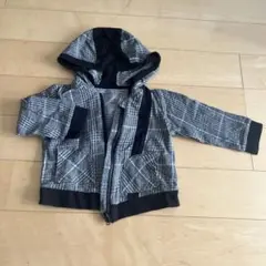 Comme ca ism フード付薄手羽織物 80cm