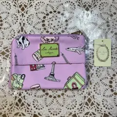 【新品未使用】LADURÉE ラデュレ　ティッシュケース ポーチ　ピンク系のサムネイル