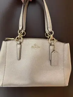 COACH大容量34コーチ.インディゴブルーカーゴトートバッグ - メルカリ