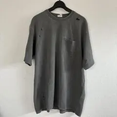 フリークスストア ダメージ加工 ポケットTシャツ グレー