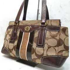 COACH 11637 シグネチャー パッチワーク トートバッグ Y2K