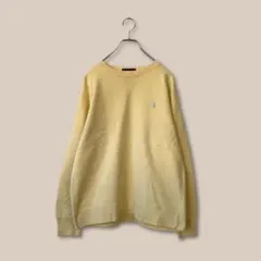【海外古着】ラルフローレン スウェット イエロー
