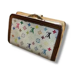 LOUIS VUITTON ルイヴィトン がま口 マルチカラー 2つ折り財布