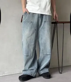 試着のみCPCM ダブルニーバレルデニムのサムネイル