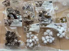 クリスマス ドライフラワー 花材 まとめ売りのサムネイル