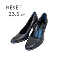 【美品】 パンプス ポインテッドトゥ ブラック 37 イタリア製