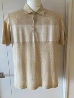 adidas (アディクロス)ベージュ ポロシャツ