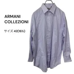 ARMANI COLLEZIONI アルマーニ ストライプシャツ 長袖 高級のサムネイル