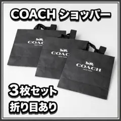 ♥早い者勝ち♥COACH コーチ ショッパー 紙袋 3枚セット 黒 ブラック