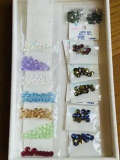 スワロフスキー　#6200 6ミリ　多色セット　204個