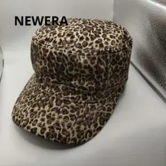 ◆1174 NEWERA　ワークキャップ　ヒョウ柄　　キャップ