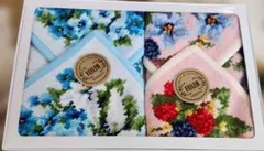 FEILER 花柄タオルハンカチ2枚セット　完売品