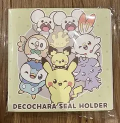 ポケモン デコキャラシール ホルダー　2025冬ポケピース