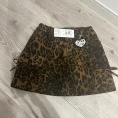 BISKEE ヒョウ柄スカート