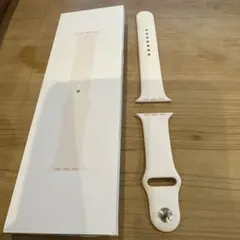 Apple Watch 46MM ホワイトシリコンバンド M/L