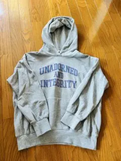 美品AMERICAN HOLIC フード付きパーカー グレー