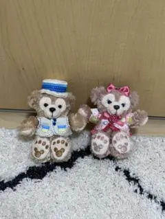 ダッフィー シェリーメイ ぬいぐるみストラップ ディズニーシー スプリング