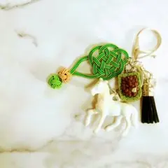 chie様専用午年水引抹茶あずきトースト縁起物ハンドメイド
