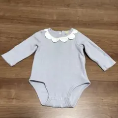 プティマイン80サイズ　ロンパース　ブルー系