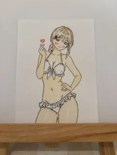 手描きイラスト ファンアート 2枚目から半額！！チェンソーマン