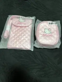 ハローキティー1番くじ、ポーチとまミニショルダー