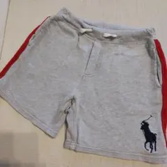 ラルフローレン ハーフパンツ グレー サイズ7 130 ビッグポニー