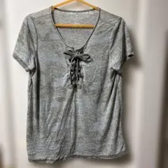 AMERICAN EAGLE OUTFITTERS グレー Tシャツ M
