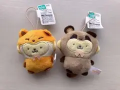 サンリオ　ポムポムプリン　ぬいぐるみ　セット　どうぶつ着ぐるみマスコット