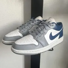 Nike Wmns Air Jordan 1 Low Grey and Blue
