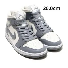 Nike Air Jordan 1 ホワイト/グレー ミッドカット