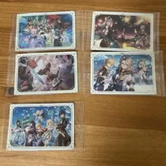 原神 ウエハース 5枚セット