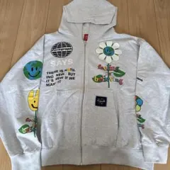 Paragraph フルジップパーカー グレー