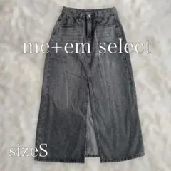 me+em select センタースリットハイウエストウォッシュデニムスカートのサムネイル